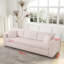 Canapé moderne modulaire souple pour 3 personnes de 106,3 po - Conception hautement polyvalente et confortable. Idéal et rose. Choix de meubles moelleux.-1022923061-1022923056