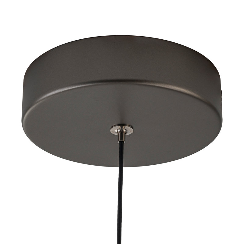 Luminaire suspendu à intensité variable 10 po gris / or Nial