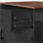 Farmhouse Kitchen Island With Drop Leaf, Kitchen Storage Island With Open Side Rack, One Drawer, Towel Rack, Rolling Kitchen Cart With Lockable Wheels For Lawn Garden-520436109