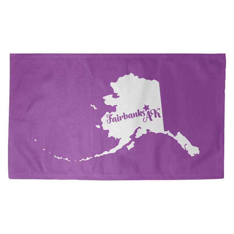 Tapis de zone mauve fairbanks alaska, Rectangle 3 pi x 5 pi, Oui