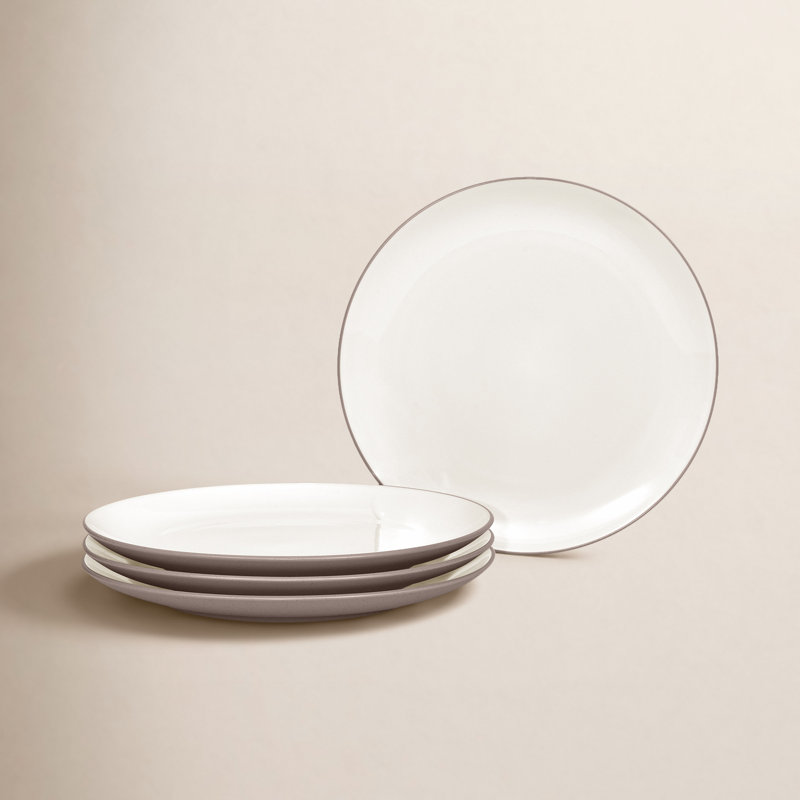 Mini-assiettes Noritake Colorwave, 6 1/4 po, Café / blanc