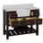 Hitton 48" Single Bathroom Vanity Set with Chocolate Cabinet and Quartz Countertop-377483749-374037830