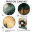 Gine pin noir sur une glissade d'arbre en bois - Art mural forêt-1910535984-1910535938-1910535991