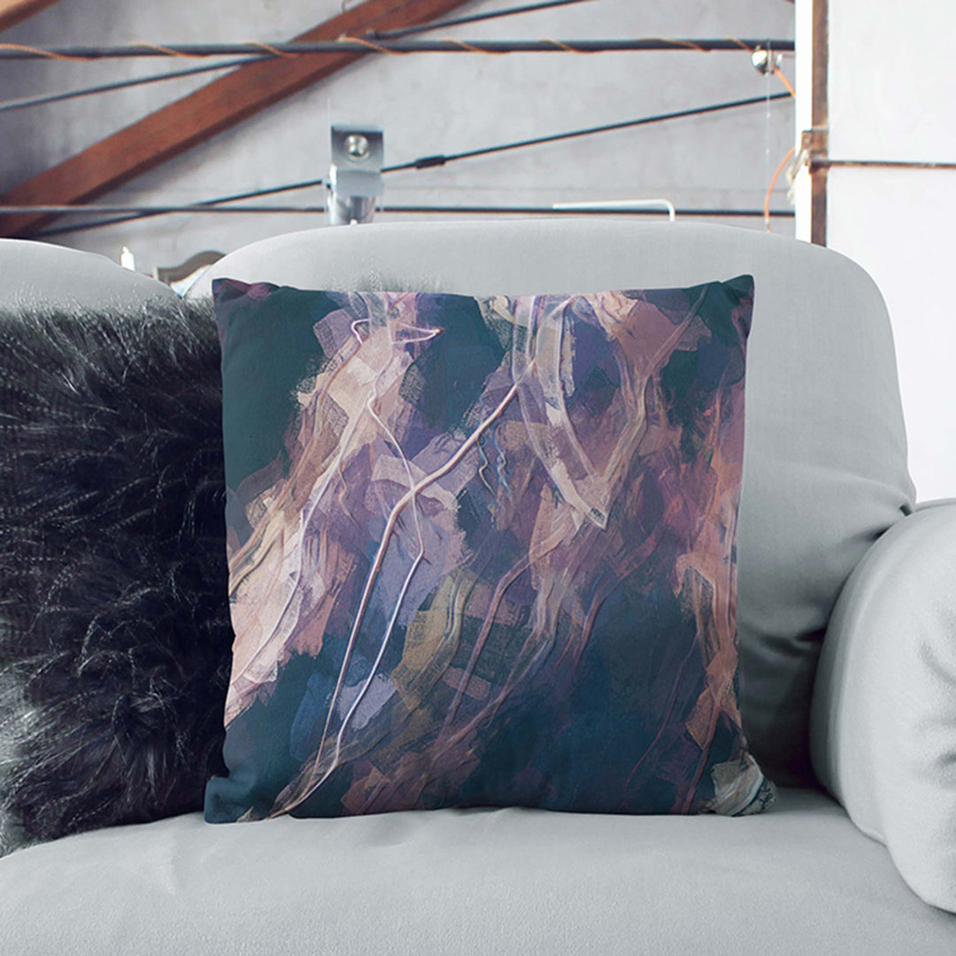 Endless Feelings in Abstract Cushion with Filling