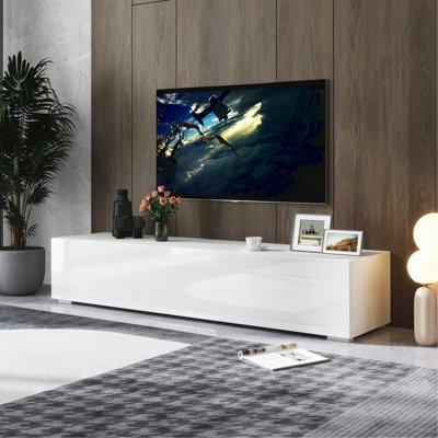 Meuble audio-vidéo moderne avec rangement multimédia