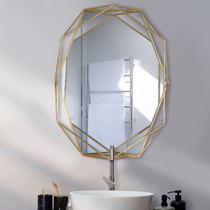 Metal Flat Wall Mirror