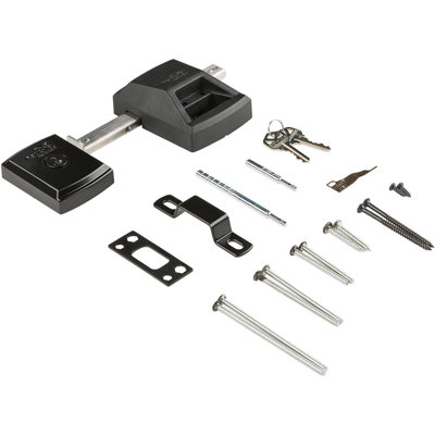 National Hardware Black Metal Gate Latch