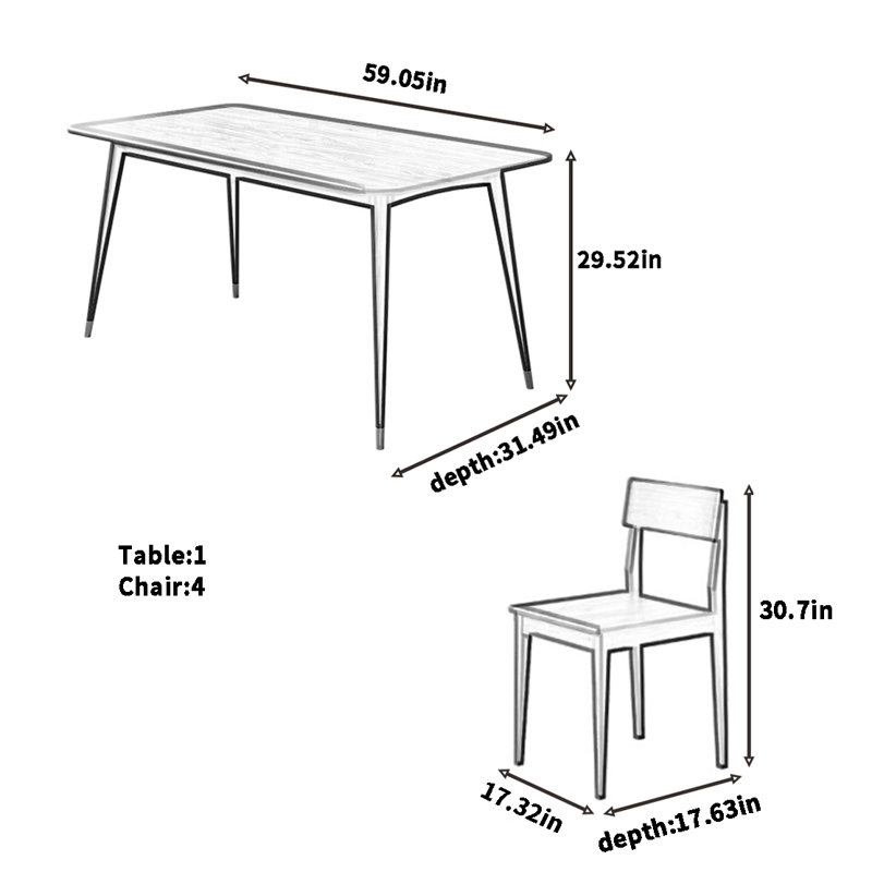 Twanetta, 29.52"H x 59.05"L x 31.49"W