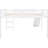 White Loft Bed With Slide - Built Solid Wood Frame Advantageous Made From