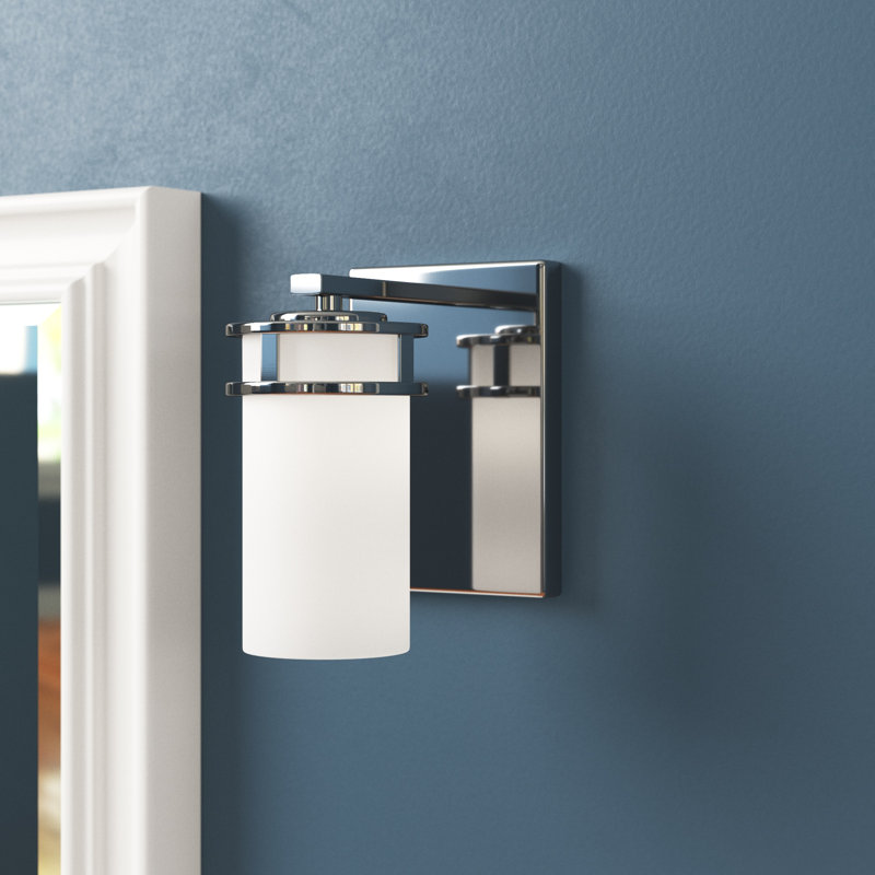 Robie One Light Wall / Bath Sconce from Generation Lighting , Chrome, No, No