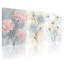 Ensemble de 3 toiles aquarelle florales tendues sur châssis pour la décoration du salon et de la chambre-1593223740