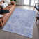 Premium Machine Washable Wayne AMF1102 Damask Rug