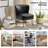 Euclid Faux Leather Chair With Metal Base-1978972592