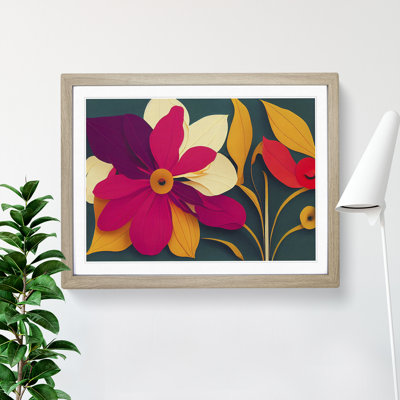 Irresistible Modern Flowers - Single Picture Frame Print