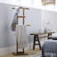 Solid Wood Freestanding Valet Stand