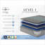 Matelas | Matelas hybride moelleux 13 po avec ressorts ensachés Restonic | Très grand californien | Mousse-346658488