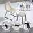Raquelina 19'' H Faux Leather Upholstered Metal Side Chair-1149720245