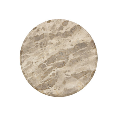 24" Genuine Marble End Table