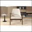 Chaise d'appoint, fauteuil de style moderne Mid-Century avec cadre, fauteuil de lecture à dossier haut pour le salon
