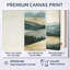 «Minimal Country Horizon II», décoration murale en toile rustique grise-1756929591-1756929580