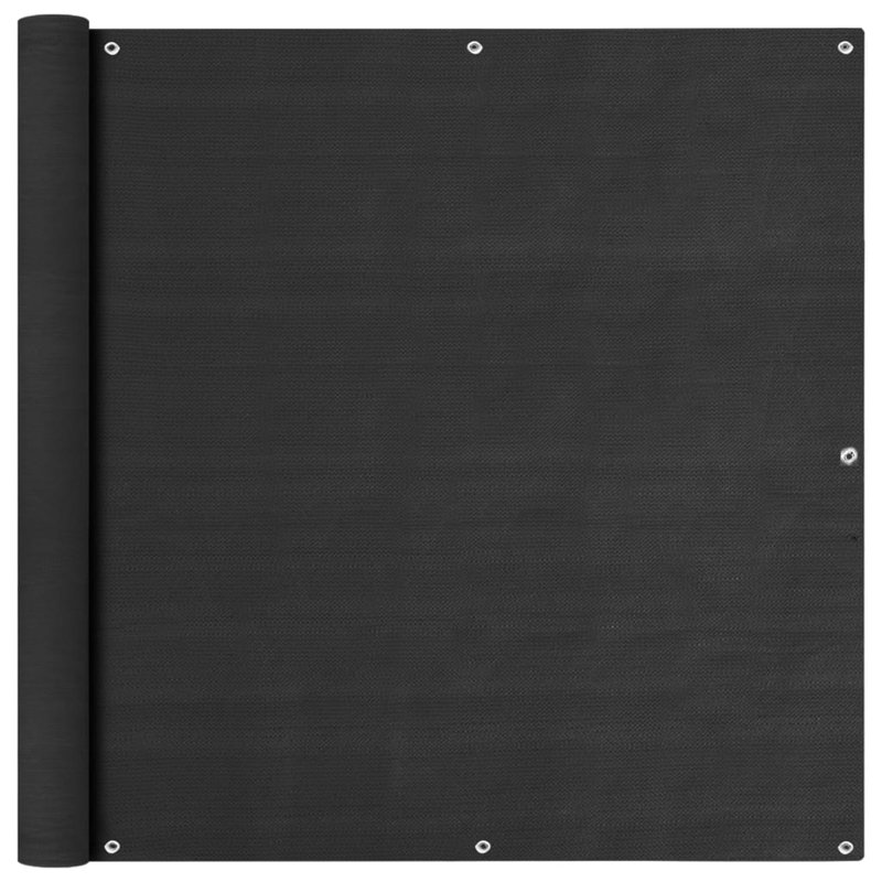 Chauvigny Vinyl Yard/Privacy Fence, Anthracite, 120cm H x 600cm W x 0.15cm D
