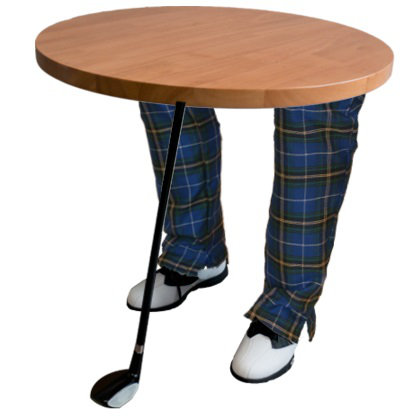 Table de bout figurine de golf