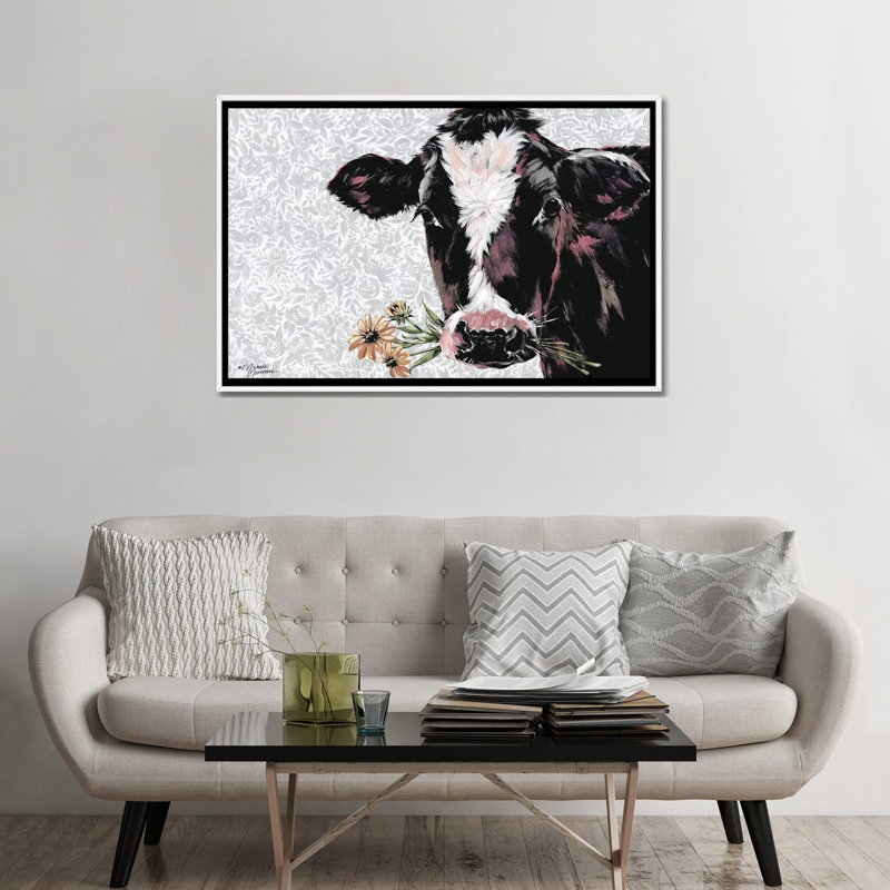 « Susie » par Michele Norman, impression, Pas de tapis, H 32 po x l 48 po x 1,5 po, Toile blanche encadrée