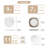 Ellum 18 Piece Porcelain China Dinnerware Set - Service for 6