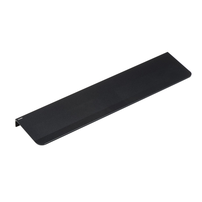 Haceka Matte Black Floating Shelf, 1.25" H x 19.75" W x 4.75" D