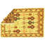 Ikat Area Rug in Yellow