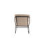 Fauteuil d'appoint Adore Decor Odile 68,5 cm (27 po) de largeur, avec coussin d'assise rembourré et piètement en métal, couleur crème.-26127405