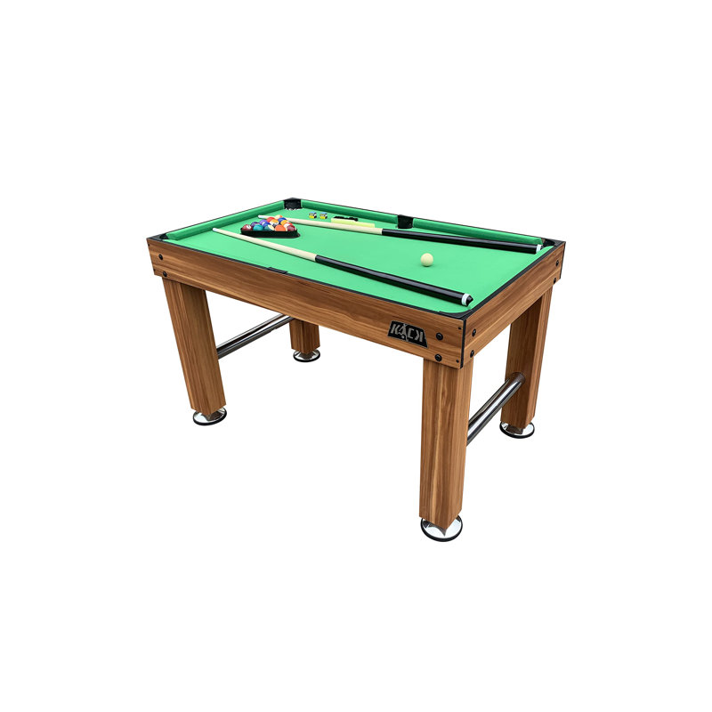 Table de jeu multi-jeux KICK Pentacle de 55 po (140 cm), brune, Brun