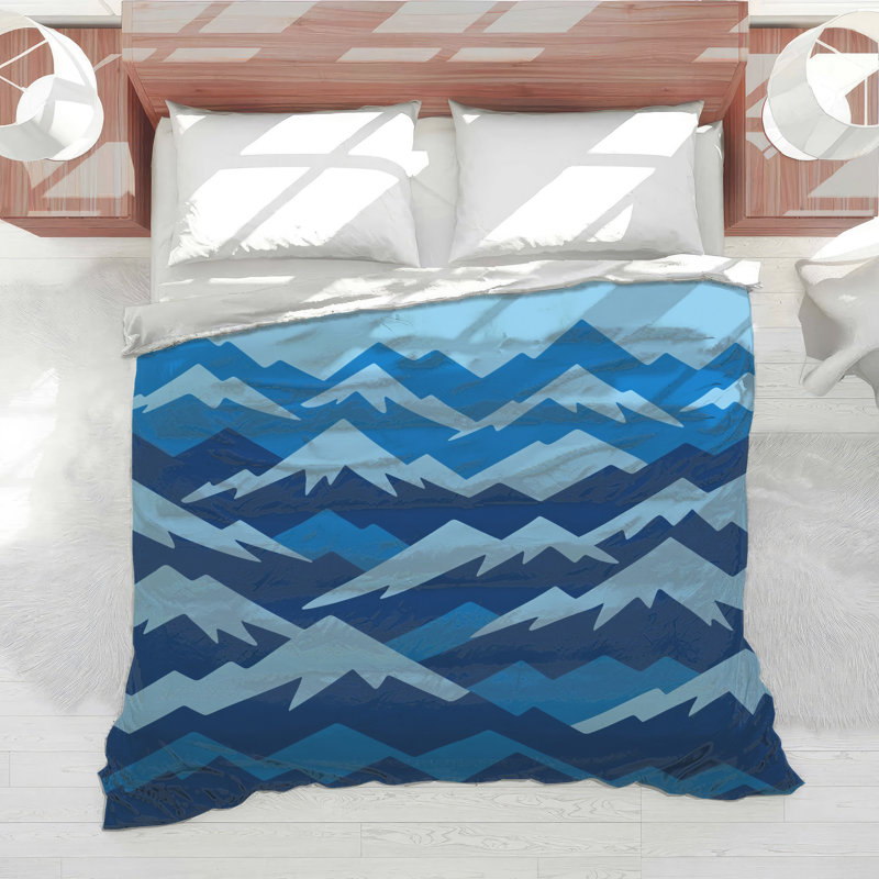 Blue Mountain Range Comforter, Twin
