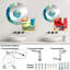 Jaisean - Miroir mural demi-cercle-1493460461