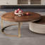 Table de bout innovante en noyer noir