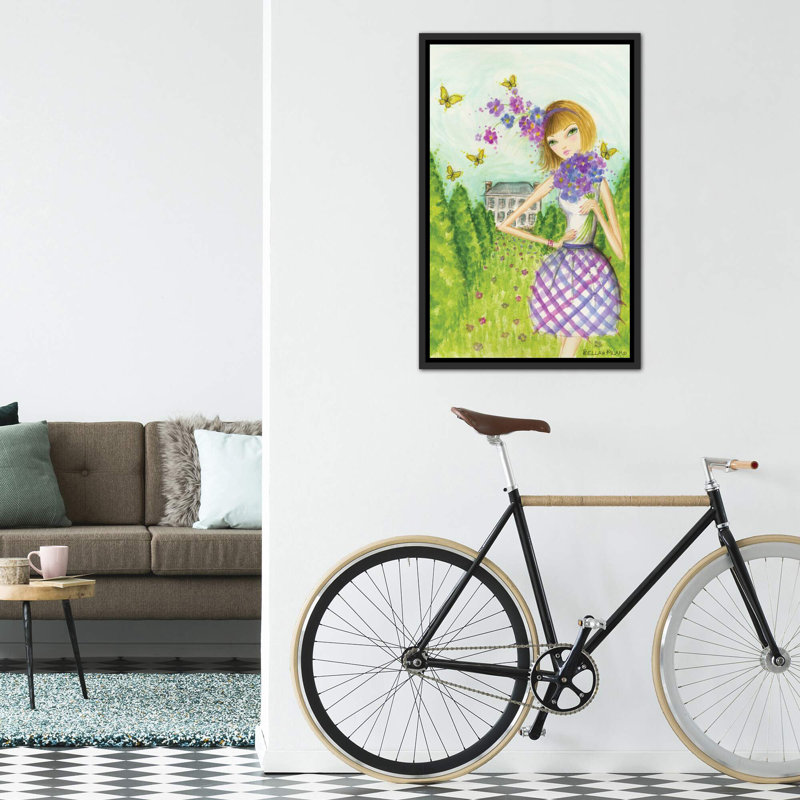 Printemps à Summerside # 2, art, H 60 po x l 40po x P 1,5 po, Toile avec cadre noir