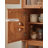 American-Style Vintage Rubberwood Three-Drawer Special Cabinet