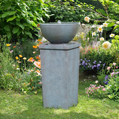 Outdoor Weather Resistant Pedestal Fountain