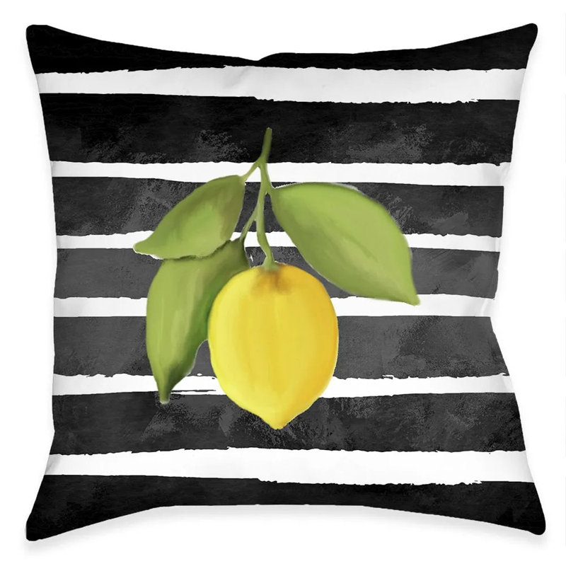 Coussin en polyester Modern Lemons