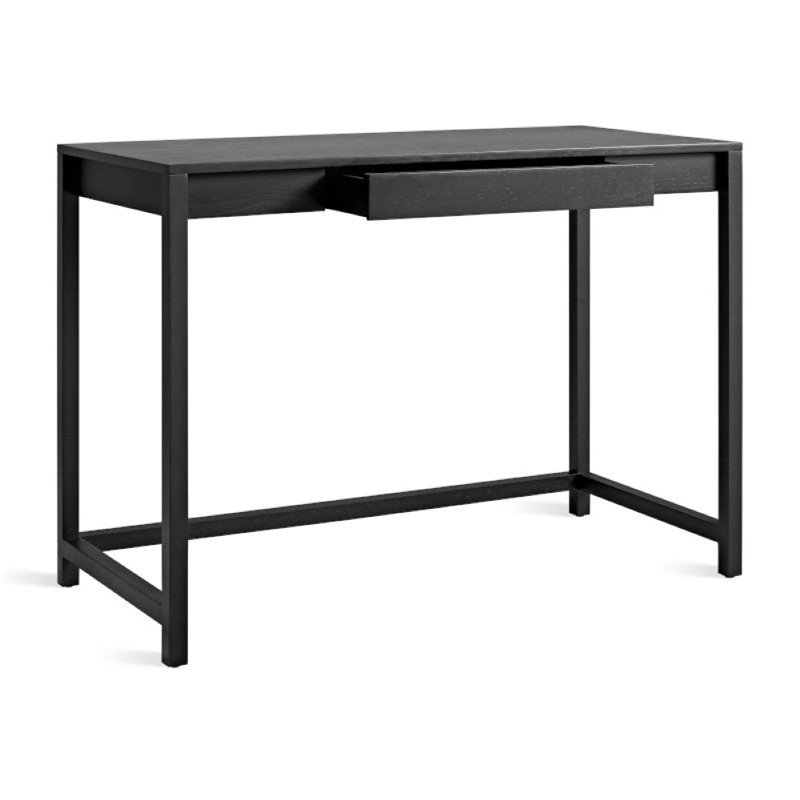 Open Plan Writing Desk, 30" H x 42" W x 20" D, White Oak