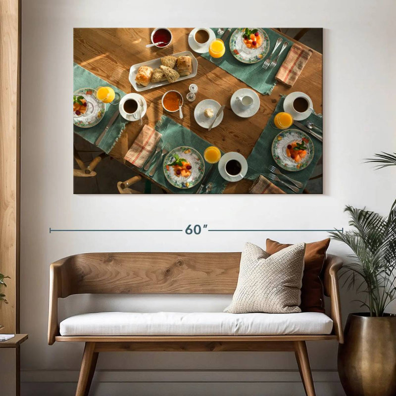 Breakfast Table, 34" H x 51" W