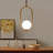 1 - Light 7.87'' Dimmable Modern Unique/statement Single Oval Globe Pendant Light For Kitchen Island Dining Room-119276352
