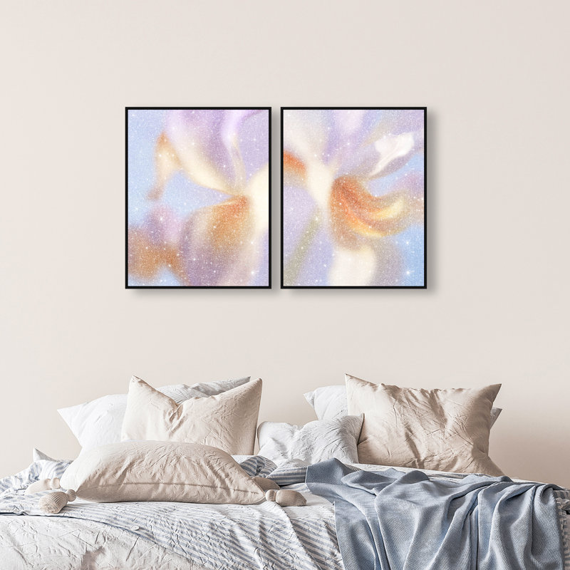 Blurred Venus Set Abstract Canvas Print by Oliver Gal, Black Frame, 16 x 20, 25"H x 31"W, Black Floater Frame