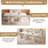 78.97" Modern Rectangle Cream White Dining Table Set with 8 Chairs for Kitchen, Bar, Living Room-1179052239-1179052233