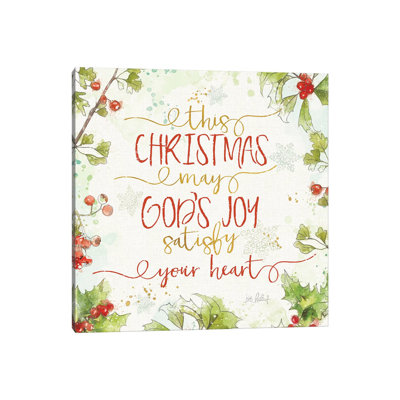 Christmas Sentiments Iii by Katie Pertiet - Wrapped Canvas Gallery-Wrapped Canvas Giclée