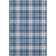 Premium Machine Washable Naglee AMF993 Plaid Rug
