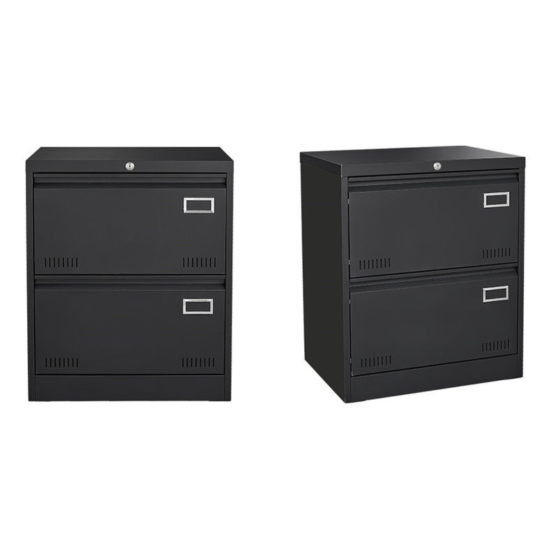 2 Drawer Metal Lateral File Cabinet With Lock