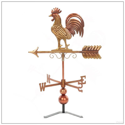 Girouettes classiques, indicateur de direction du vent sur le toit, girouette coq