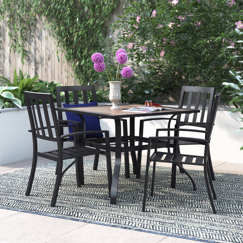 4 - Person Patio Dining Set with Square Table