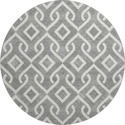 Premium Machine Washable Cerrito Gray Rug